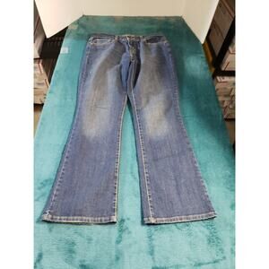 Levis 516 Jeans Size 8 Short Womens Blue Stretch Pants Denim Mid Rise Bootcut